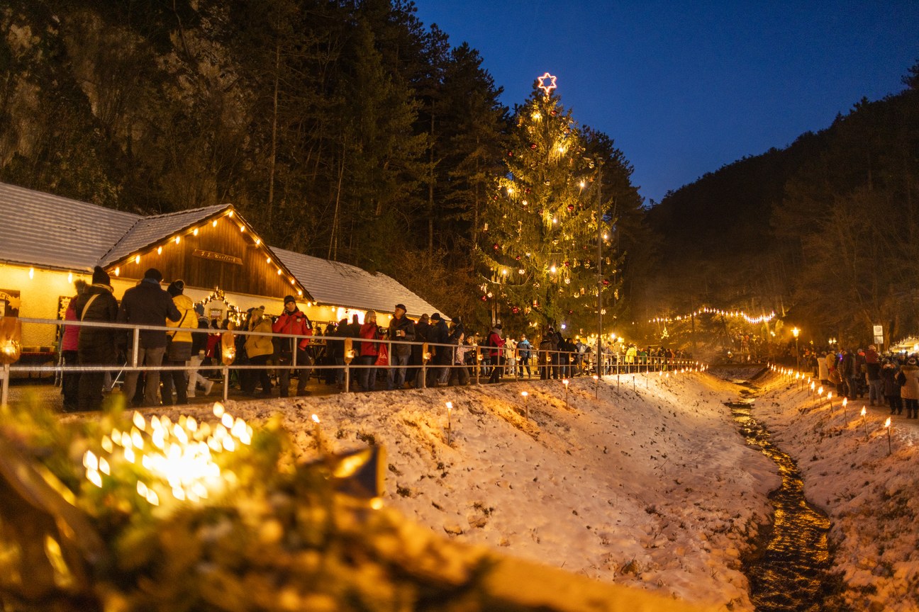 Advent in der Johannesbachklamm Advent in der Johannesbachklamm