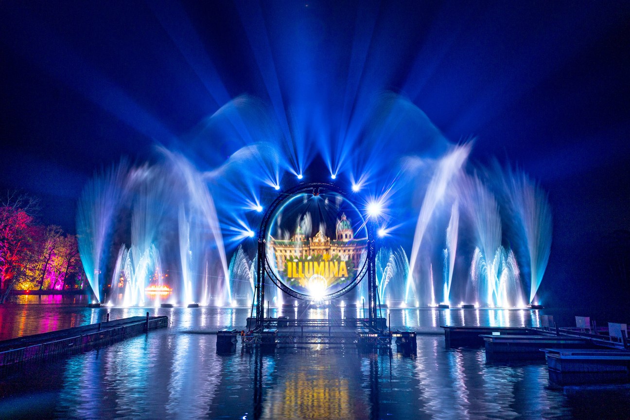 Illumina im Schlosspark Laxenburg