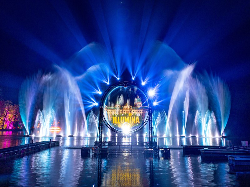 Illumina im Schlosspark Laxenburg