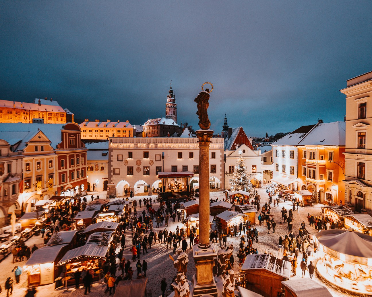 Weihnachtsmarkt in Krumau
