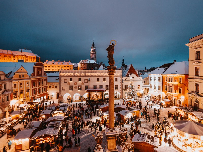 Weihnachtsmarkt in Krumau